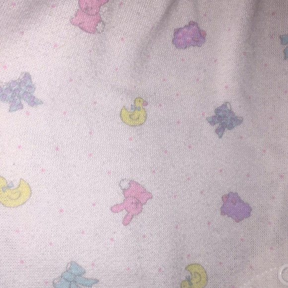 Vintage OshKosh B’Gosh Infant Baby Girls Romper Bunnies Bows Ducks Size 3-6M - Picture 3 of 10